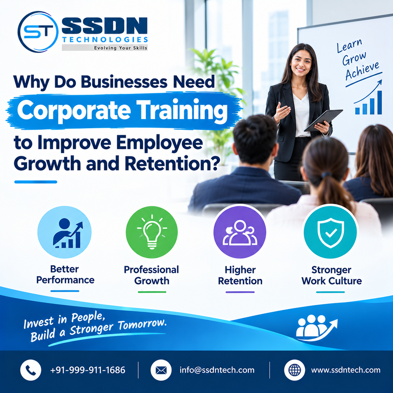 Why Do Businesses Need Corporate Training to Improve Employee Growth and Retention ?